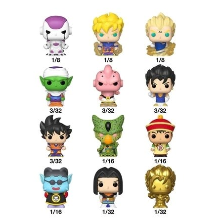 Funko Bitty Pop! Display Dragonball Z Mystery (32 Pezzi) Random Mini Vinyl Figure 2cm