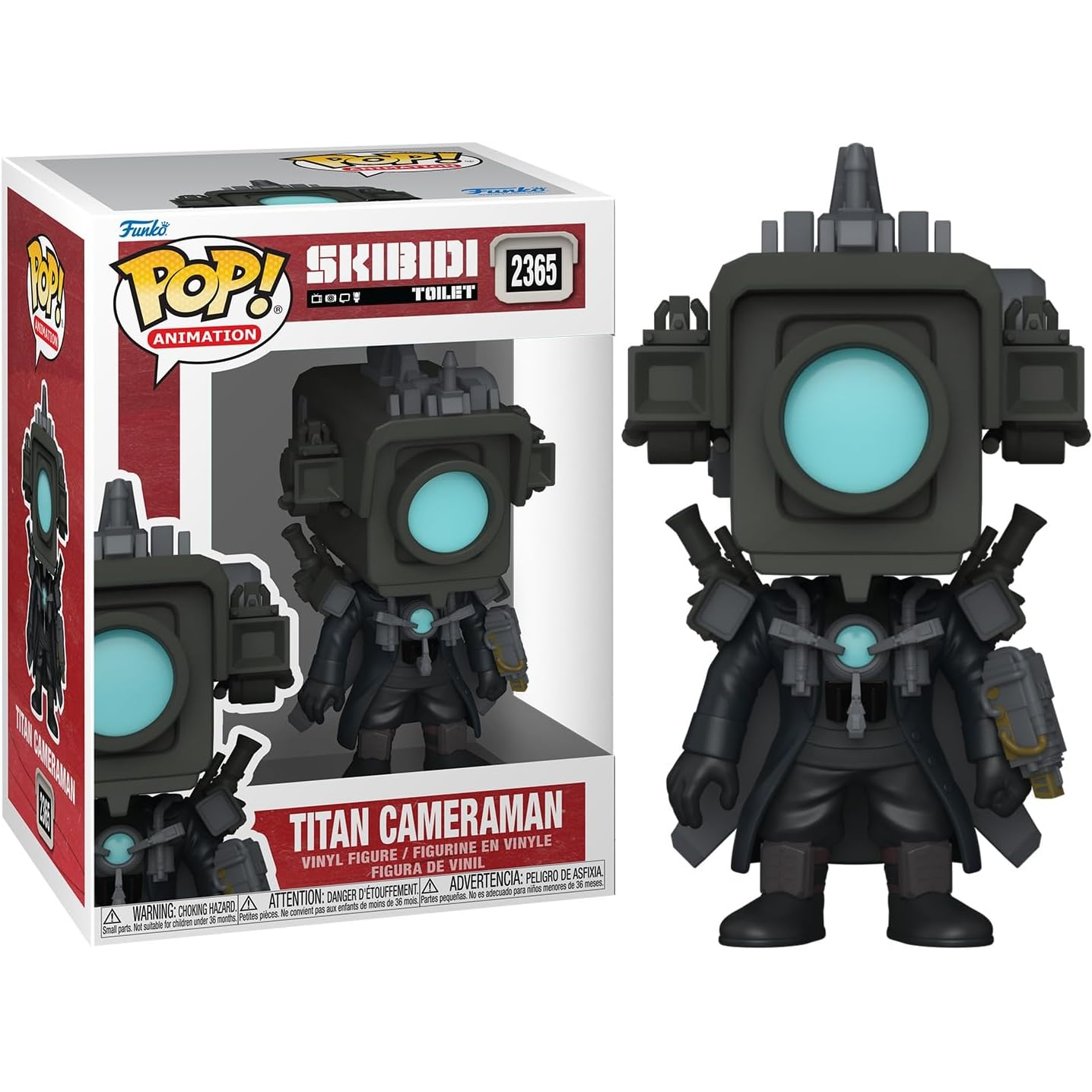 Funko Pop! Animation: Skibidi Toilet (2365) Titan Cameraman (Meme) Vinyl Figure 9cm