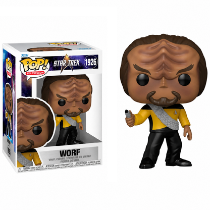 Funko Pop! Television Star Trek (1926) Worf - Vinyl Figure 9cm