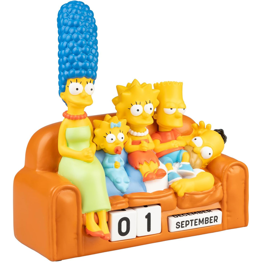 The Simpson Calendario 3D Perpetuo Da Tavolo Figure PVC Simpsons 16cm