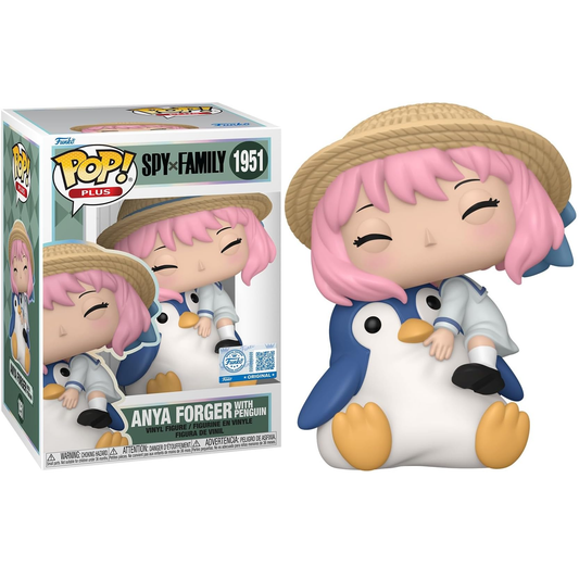 Funko Pop! Plus: Spy x Family (1951) Anya Forger W/ Penguin Special Edition Figure