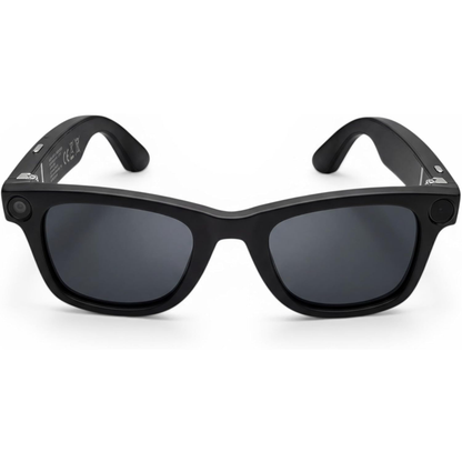 Nilox Occhiali Smart Video con Fotocamera 8MP, Registrazione Full HD UV400, Audio Open-Ear, Lenti Intercambiabili Trasparenti e Solari, Filtro Luce Blu, Autonomia Fino a 18 Ore