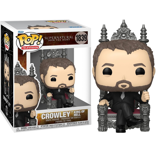 Funko Pop! Television: Supernatural (1839) Crowley King of Hell - Vinyl Figure 9cm