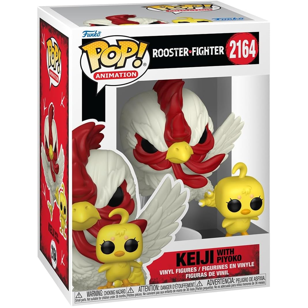 Funko Pop! Animation Rooster Fighter (2164) Keiji & Piyoko - Vinyl Figure 9cm