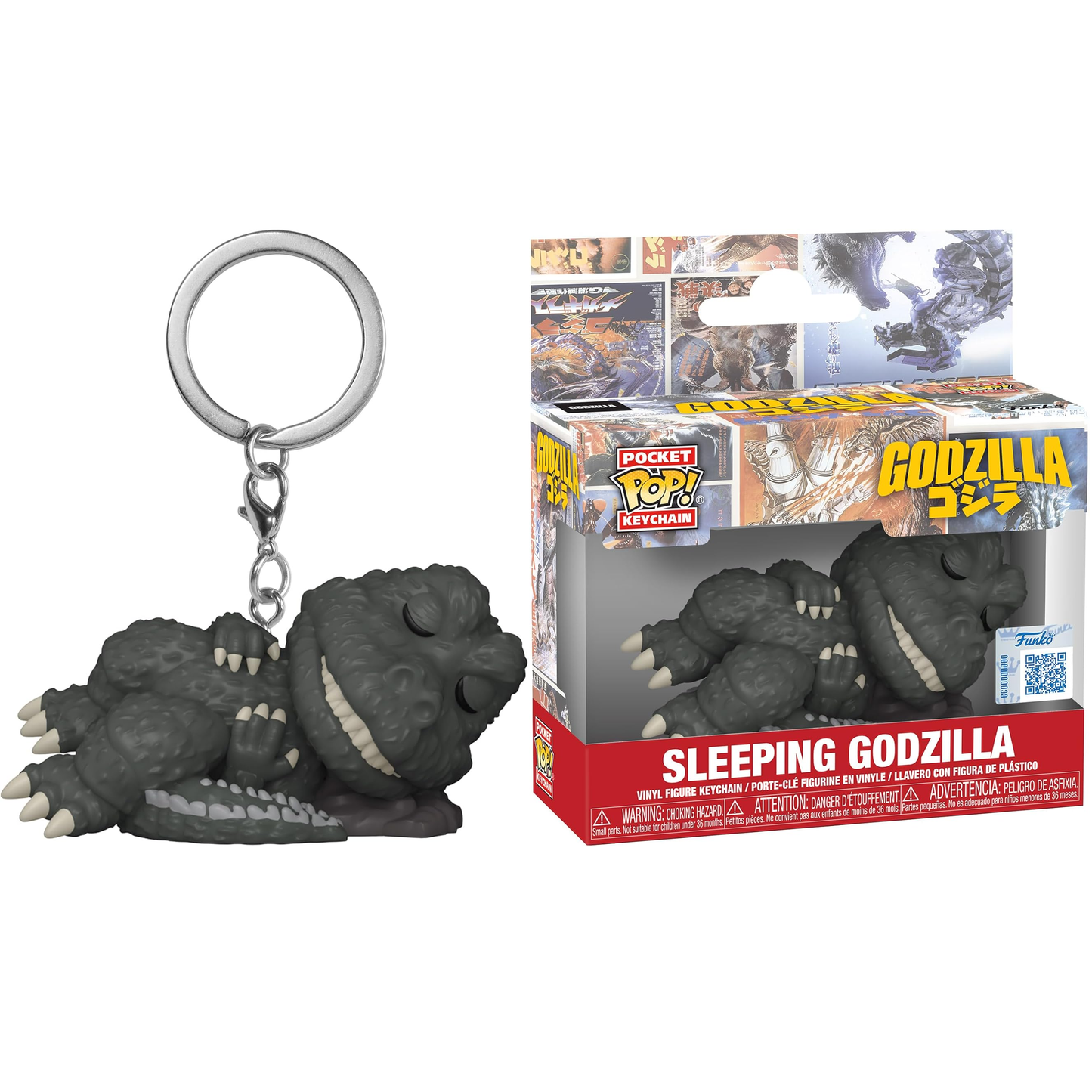 Funko Pocket Pop! Keychain: Sleeping Godzilla - Vinyl Figure 4cm
