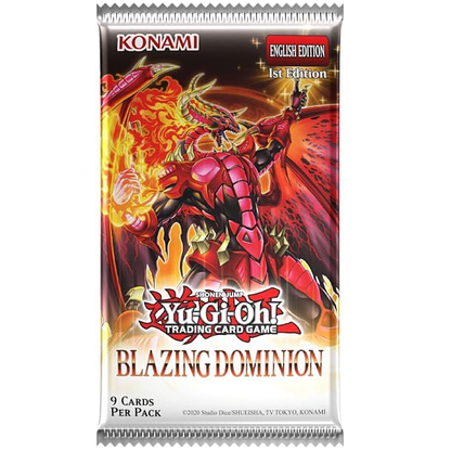 Yu-Gi-Oh! Blazing Dominion: 24 Packs Per Box - 1 Foil Card x Pack English Edition