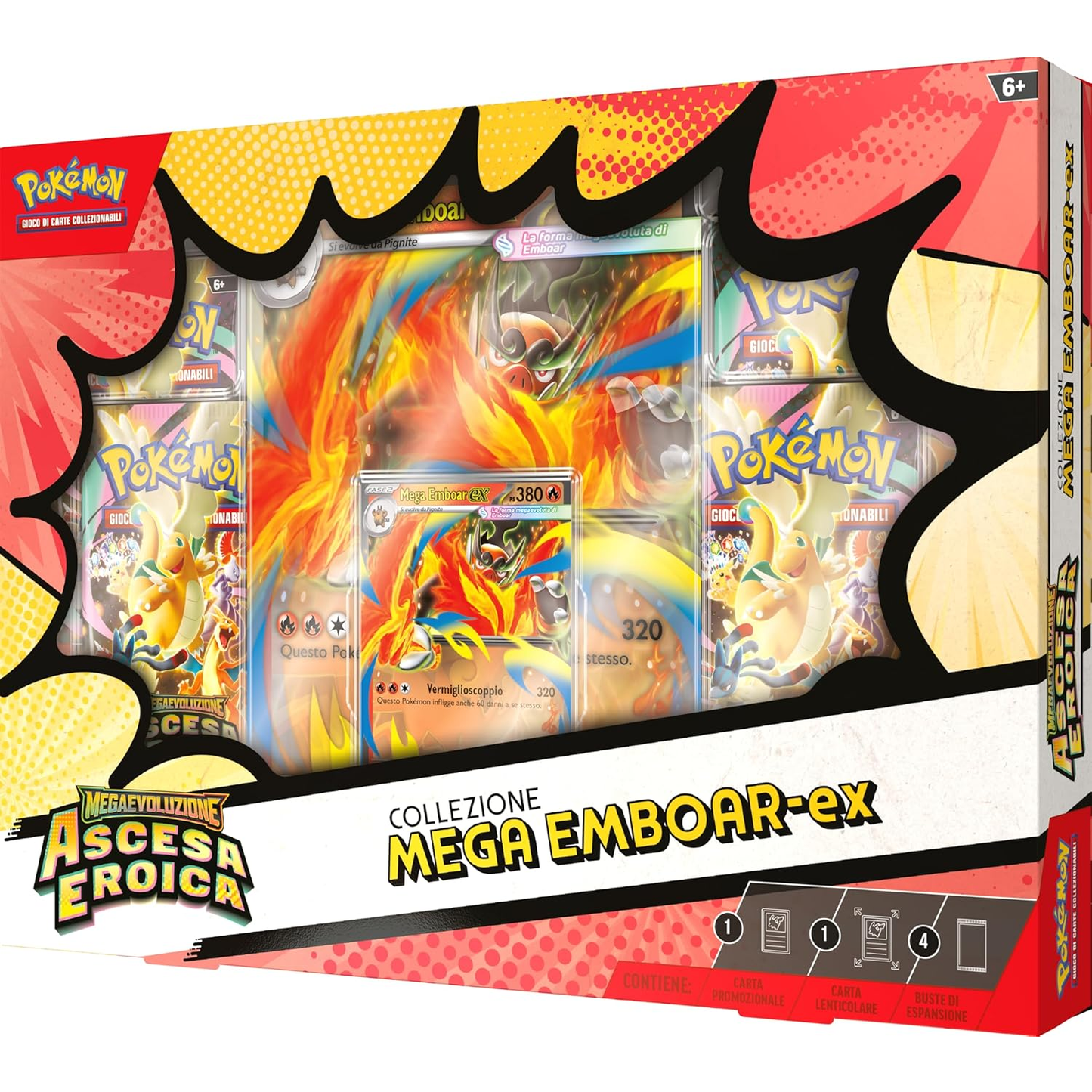 Pokémon GCC: Megaevoluzione Ascesa Eroica - Collezione Mega Emboar-Ex