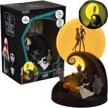 Paladone The Nightmare Before Christmas Jack & Sally Lampada Diorama 30cm - Luce Calda e Fredda