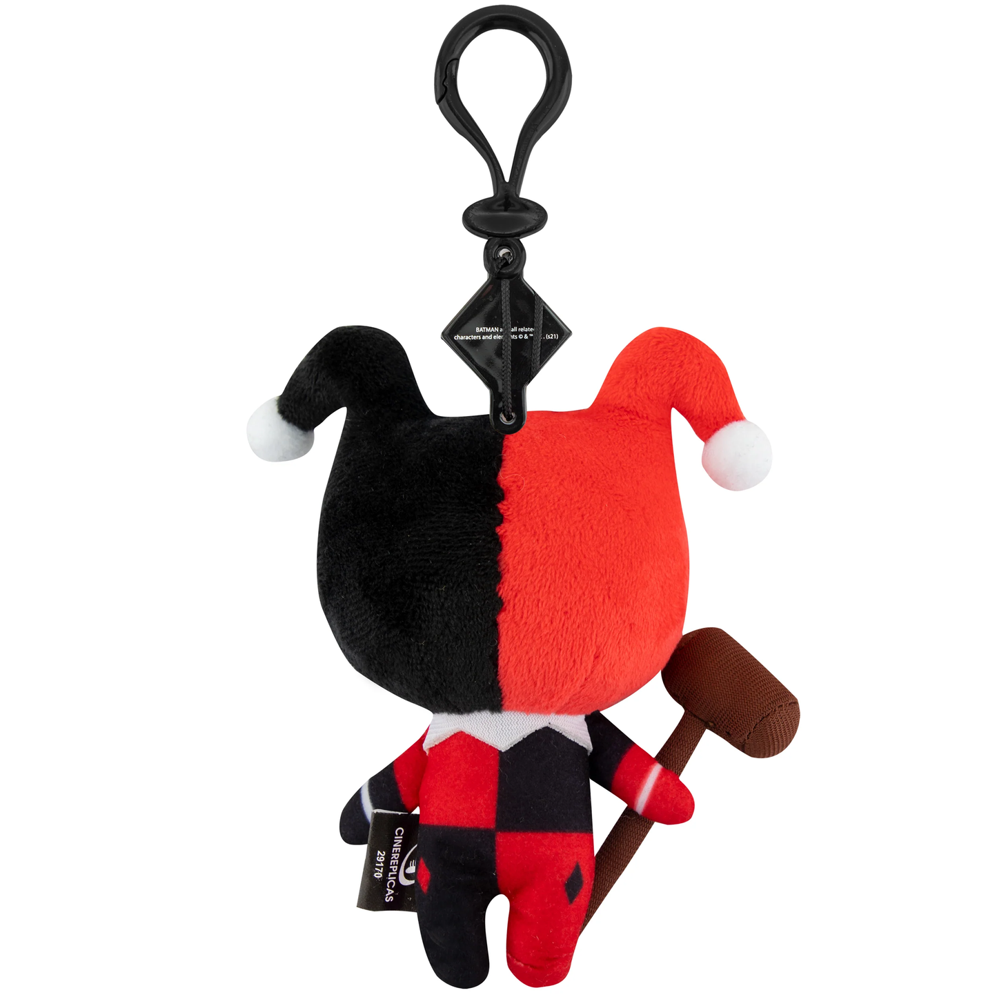 Cinereplicas: Portachiavi Harley Quinn - Keychain Plush DC Comics 9cm