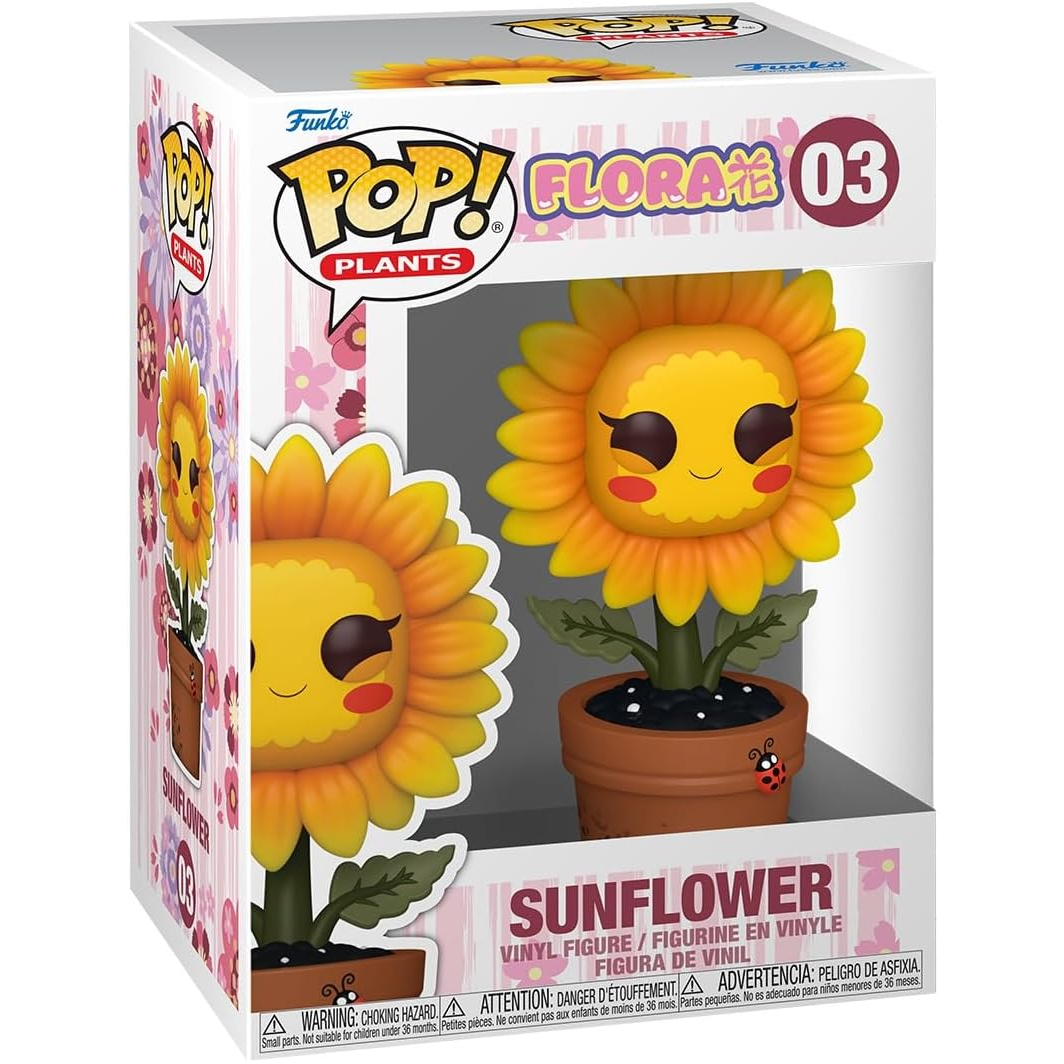 Funko Pop! Plants Flora - (03) Sunflower (Girasoli) Figure Fiori 9cm