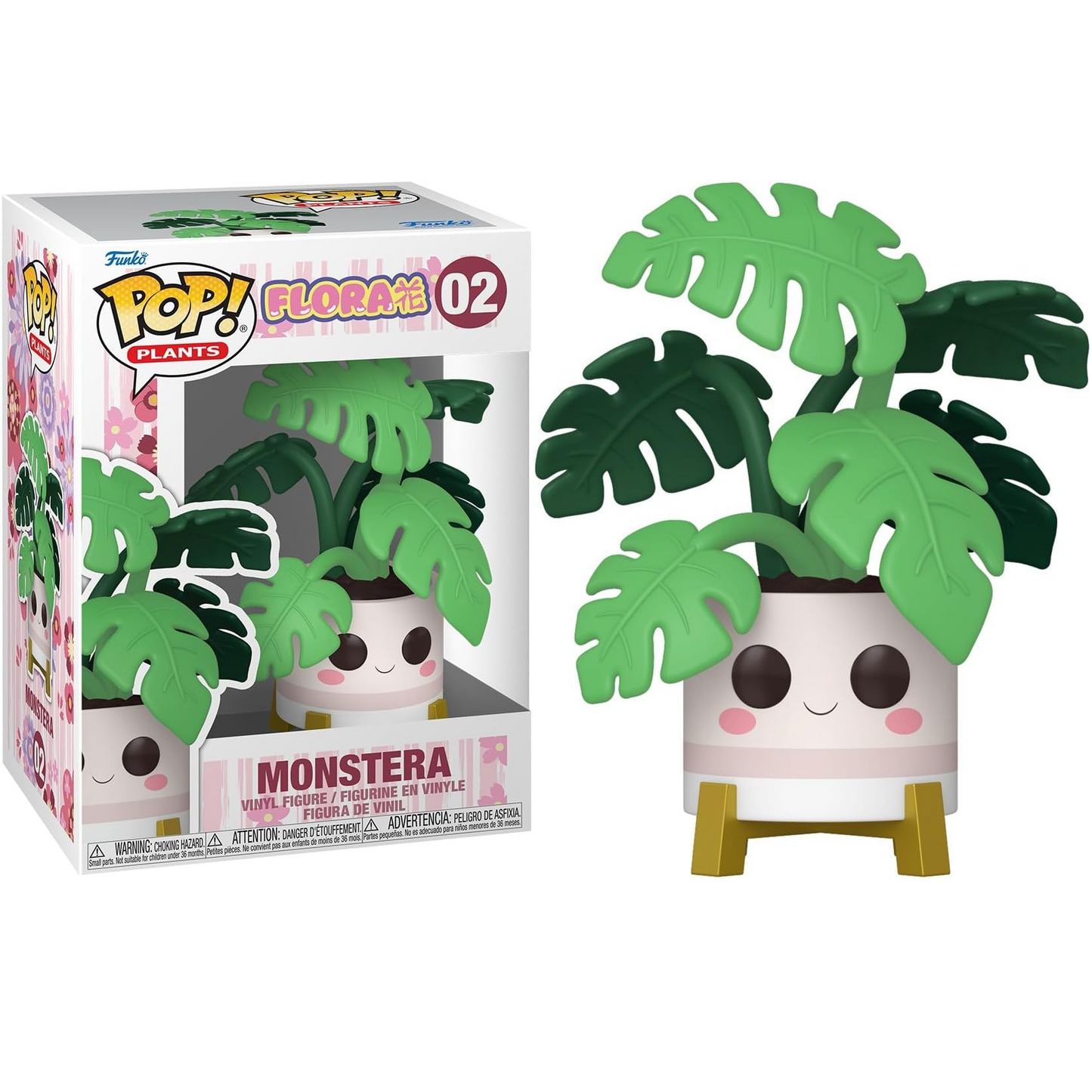 Funko Pop! Plants Flora - (02) Monstera Plant Kawaii Piante Figure 9cm