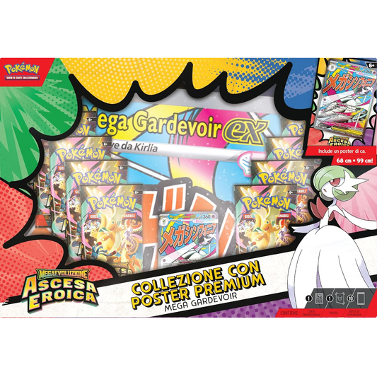 Pokémon GCC: Megaevoluzione Ascesa Eroica - Collezione Poster Premium Mega Gardevoir