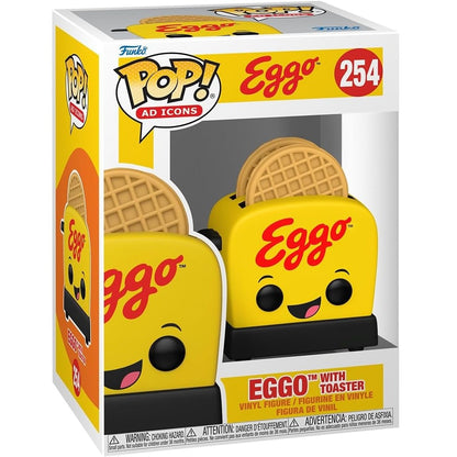 Funko Pop! AD Icons Eggo (254) Eggo With Toaster - Vinyl Figure 9cm