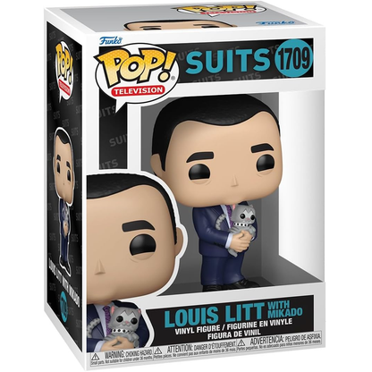 Funko Pop! Television: Suits (1709) Louis Litt With Mikado - Vinyl Figure 9cm