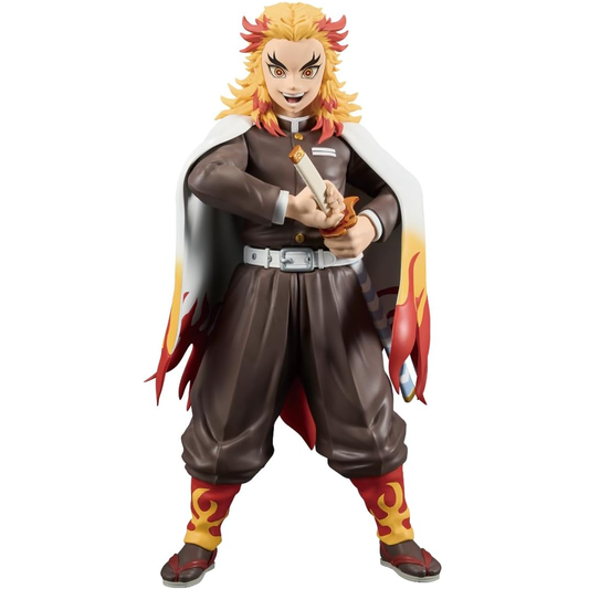 Banpresto Grandista Demon Slayer: Kyojuro Rengoku Statua Da Collezione - Figure 24cm PVC