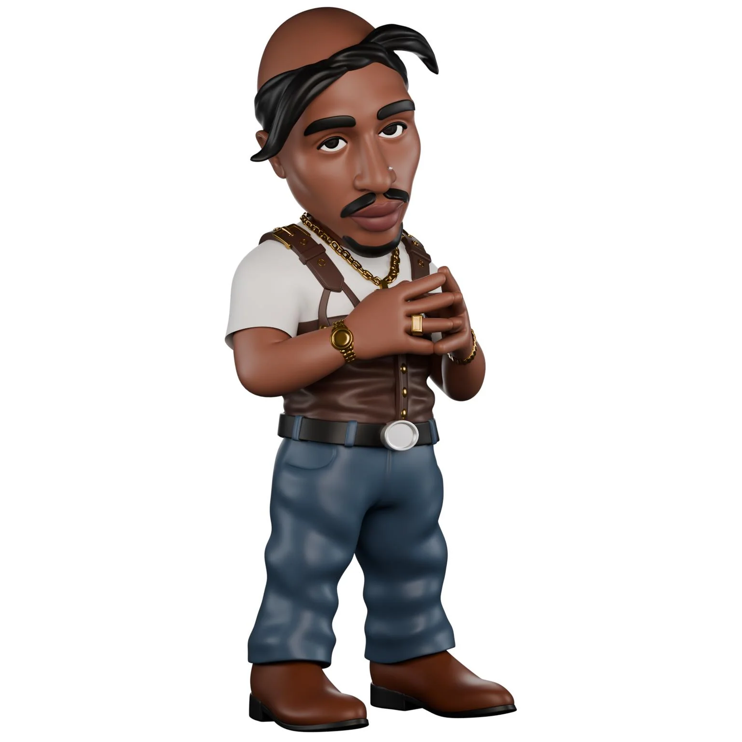 Minix Rap (Music 123) Tupac New York Times 1996 Figure 10cm