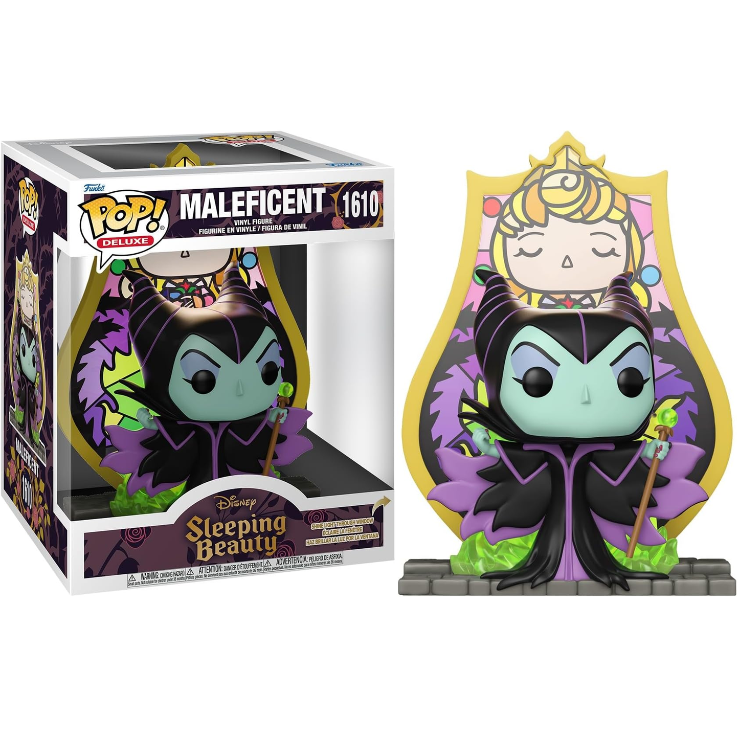 Funko Pop ! Deluxe Disney Sleeping Beauty - (1610) Maleficent Vinyl Figure 15cm