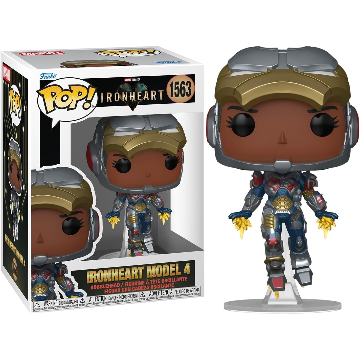 Funko Pop! Marvel: Ironheart (1563) Ironheart Armor Model 4 - Vinyl Figure 9cm