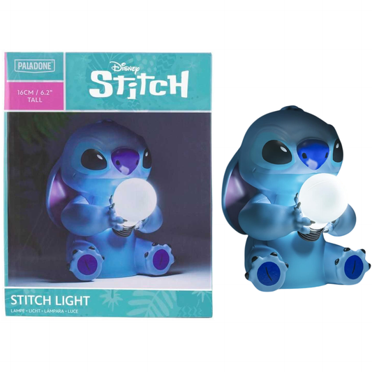 Paladone Lampada Disney Stitch 16cm - Luce Notturna Per Comodino Lilo e Stitch