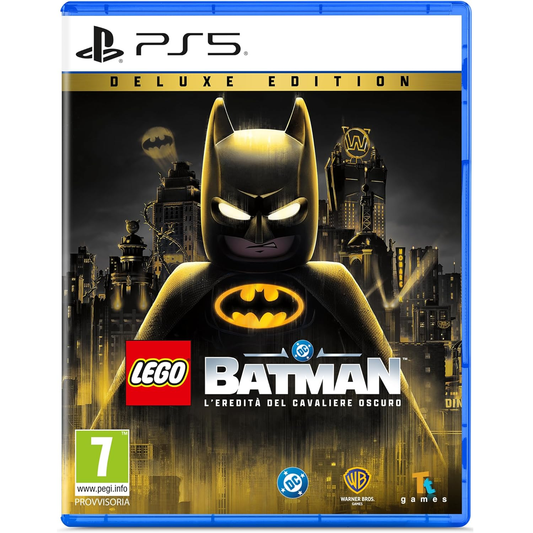 LEGO Batman: L'eredità del Cavaliere Oscuro Deluxe Edition Ps5 ITA Playstation 5 COPERTINA ITA