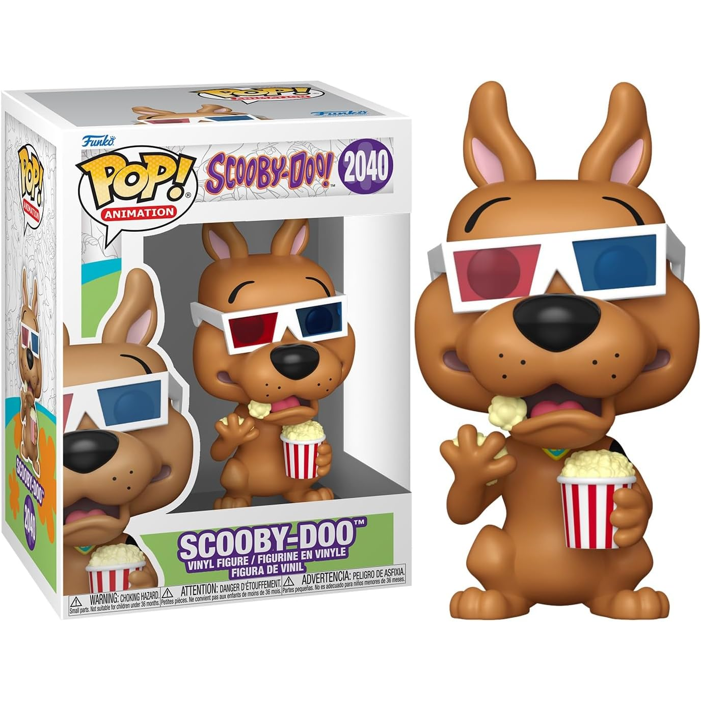Funko Pop ! Animation Scooby-Doo! - (2040) Scooby-Doo (3d Glasses) 9cm