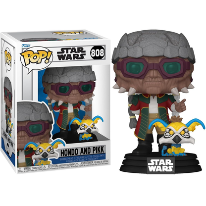 Funko Pop! Star Wars (808) Hondo And Pikk Bobblehead - Vinyl Figure 9cm