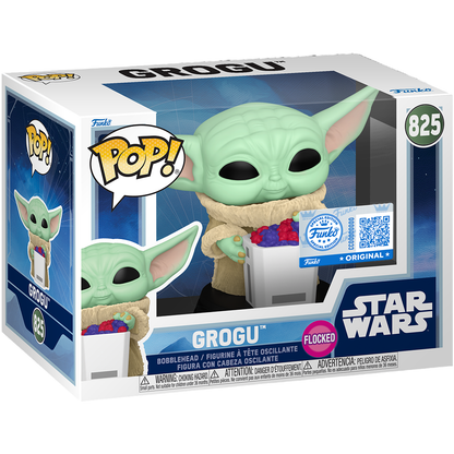 Funko Pop! Star Wars (825) Grogu (Flocked) Special Edition - Vinyl Figure 9cm