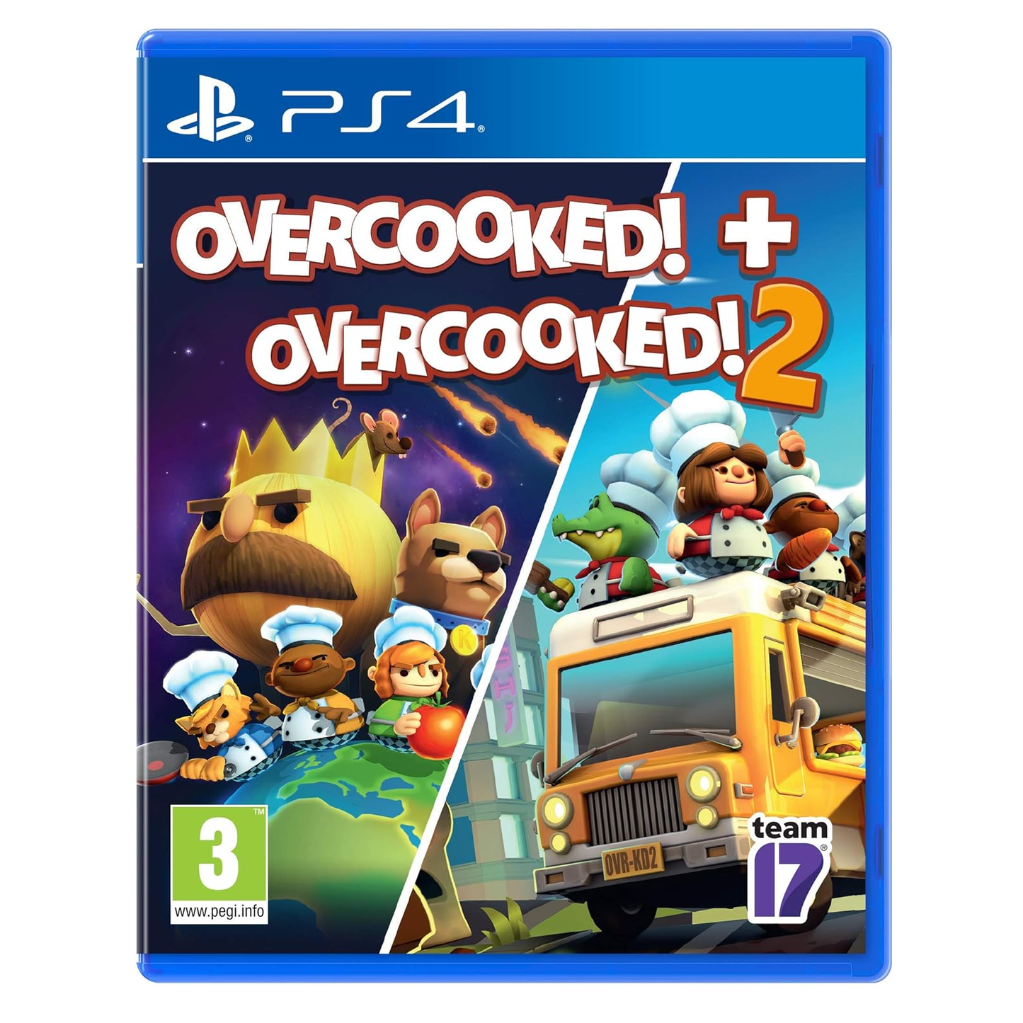 Overcooked + Overcooked 2 Ps4 Italiano Gioco PlayStation 4 Videogioco Eu Nuovo