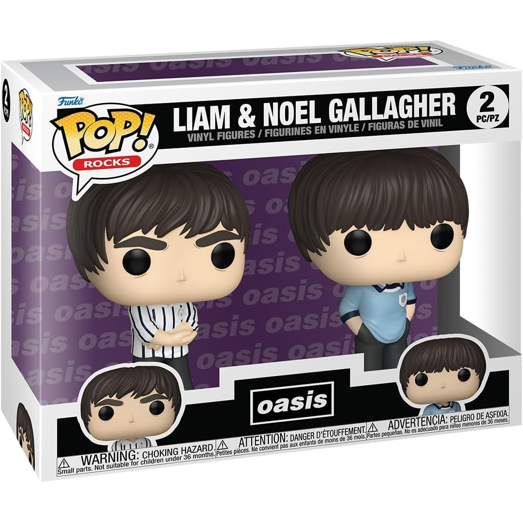 Funko Pop! Rocks Oasis (2pack) Liam & Noel Gallagher - Vinyl Figure 9cm