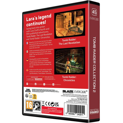 Tomb Raider Collection 2 Evercade Videogioco Multilingua Nuovo Sigillato