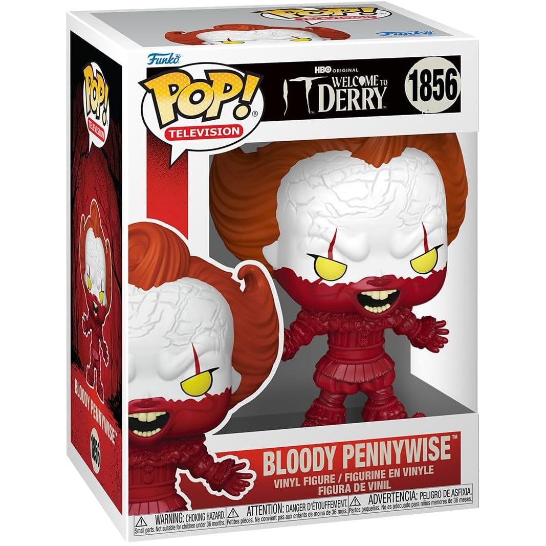 Funko Pop! Television: IT Welcome to Derry (1856) Bloody Pennywise Figure 9cm