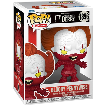 Funko Pop! Television: IT Welcome to Derry (1856) Bloody Pennywise Figure 9cm