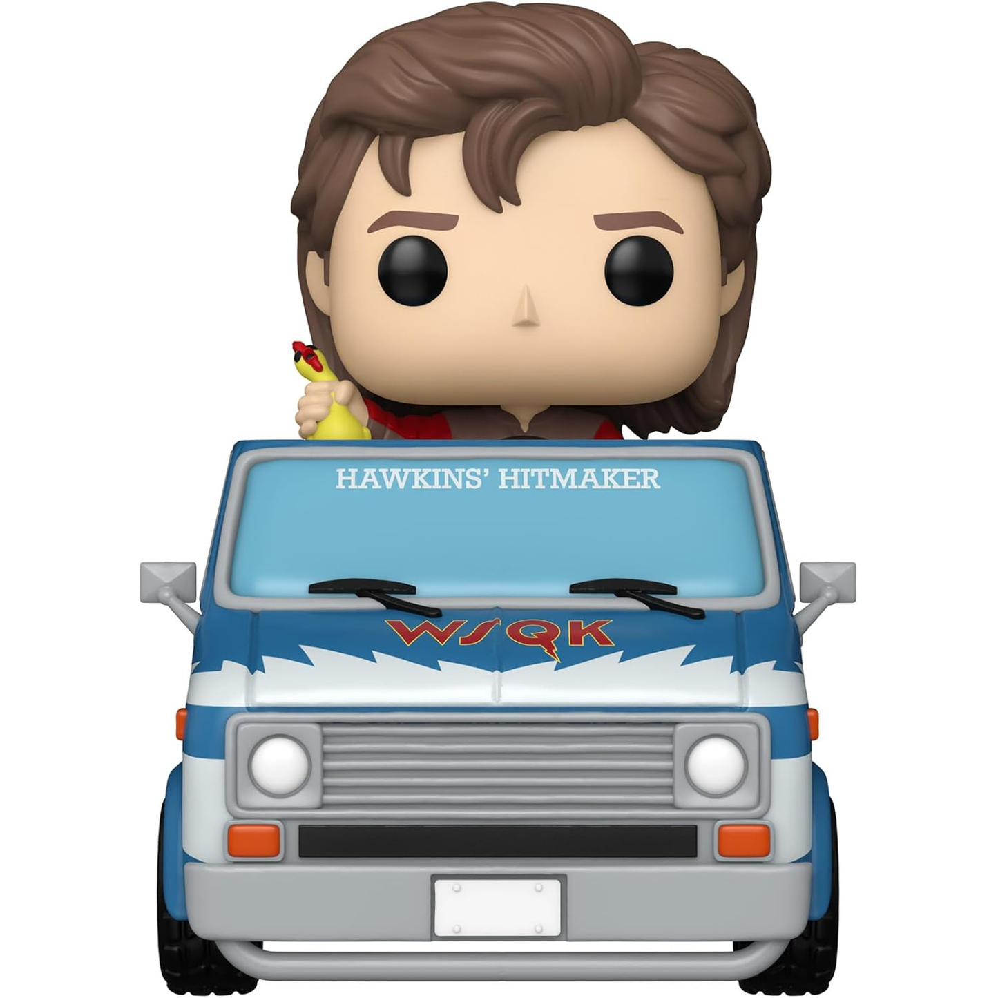 Funko Pop! Rides Stranger Things (138) Steve With The Squawk Van - Vinyl Figure 13cm