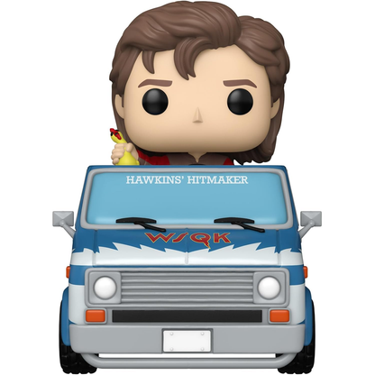 Funko Pop! Rides Stranger Things (138) Steve With The Squawk Van - Vinyl Figure 13cm