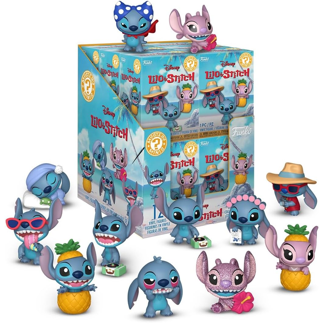 Funko Mystery Minis: Lilo & Stitch (1pz) Random Mini Vinyl Figure Da Collezione