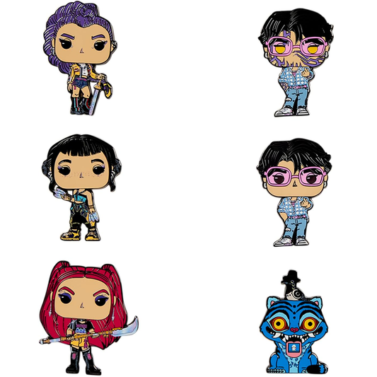 Funko K-Pop Demon Hunters: Mystery Pin Loungefly - Blind Box Spilla Smaltata (1pz)