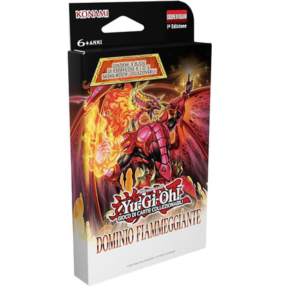 Yu-Gi-Oh! Dominio Fiammeggiante: 3 Buste Espansione + 5 Segna-Mostri Edizione Italiana