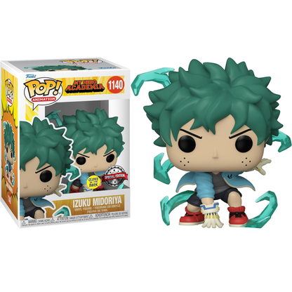 Funko Pop! Animation My Hero Academia (1140) Izuku Midoriya (Deku) Glows In The Dark - Special Edition Vinyl Figure 9cm
