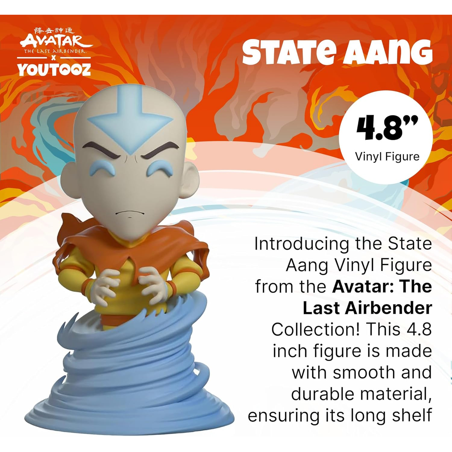 You Tooz Avatar The Last Airbender - Avatar State Aang Vinyl Figure 12 cm