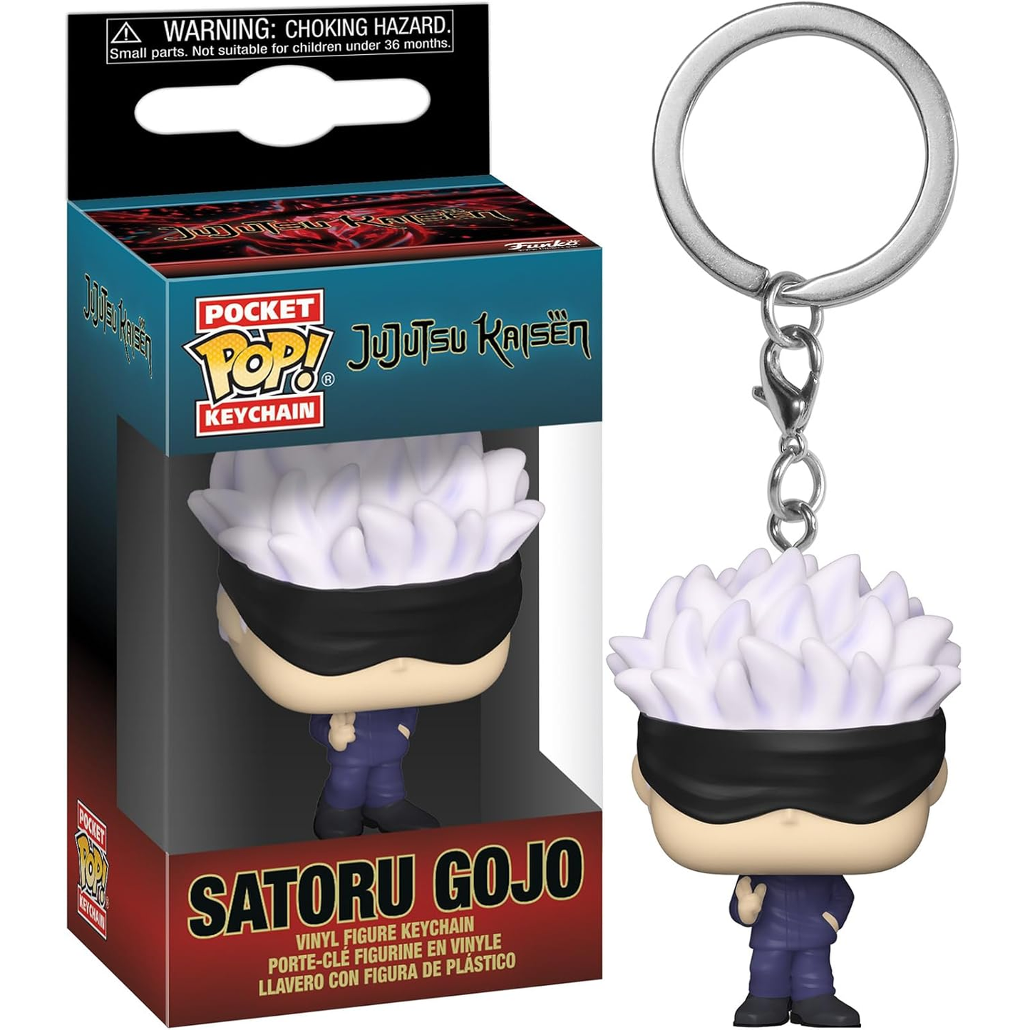 Funko Pocket Pop! Keychain: Jujutsu Kaisen - Satoru Gojo Mini Figure 4cm
