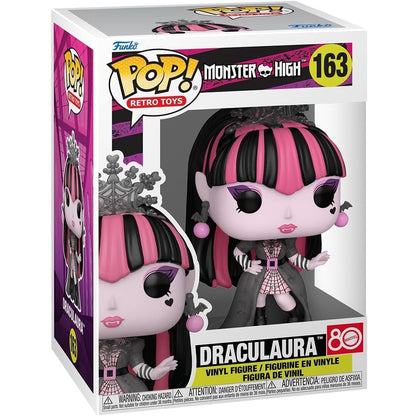 Funko Pop! Retro Toys Monster High (163) Draculaura 80 Mattel - Vinyl Figure 9cm