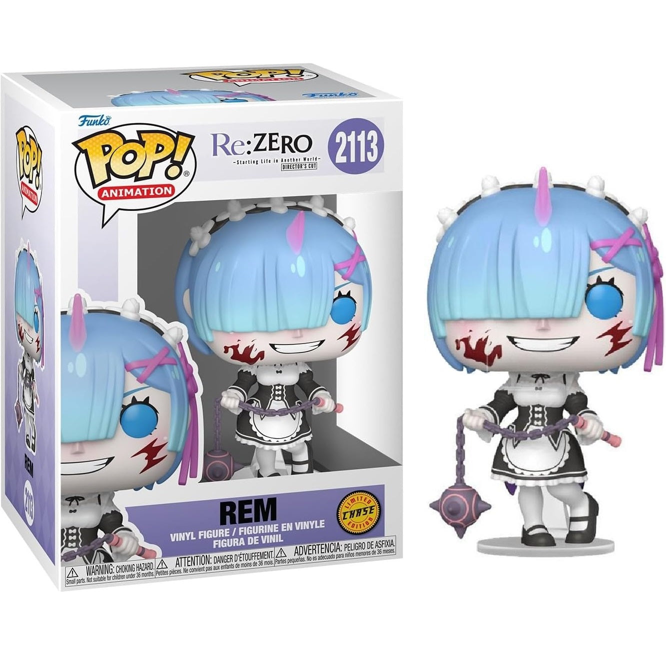 Funko Pop! Animation Re: Zero Directors's cut (2113) Rem "Chase Edition" Vinyl Figure 9cm