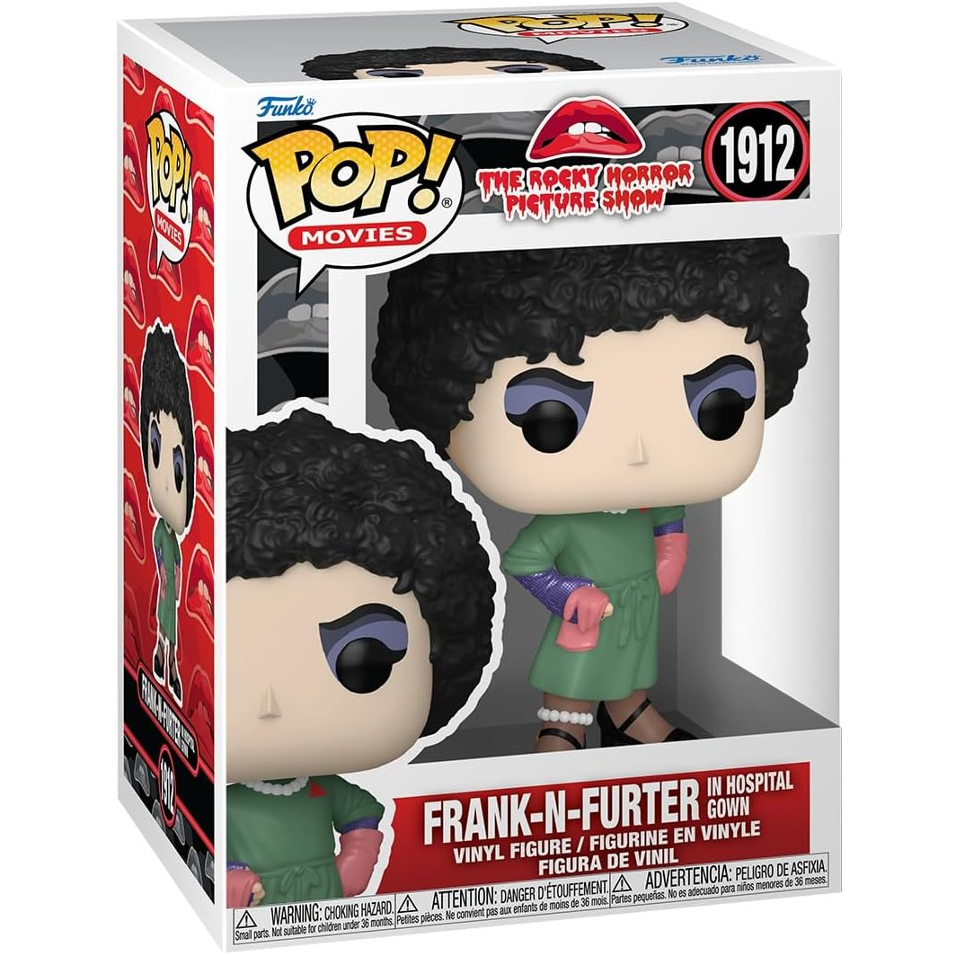 Funko Pop! Movies The Rocky Horror Picture Show (1912) Frank-N-Furter in Hospital Gown - Vinyl Figure 9cm