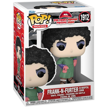Funko Pop! Movies The Rocky Horror Picture Show (1912) Frank-N-Furter in Hospital Gown - Vinyl Figure 9cm