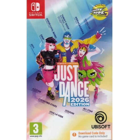 Just Dance 2026 Edition Nintendo Switch Videogioco Nuovo EU ITA (Codice digitale in box)