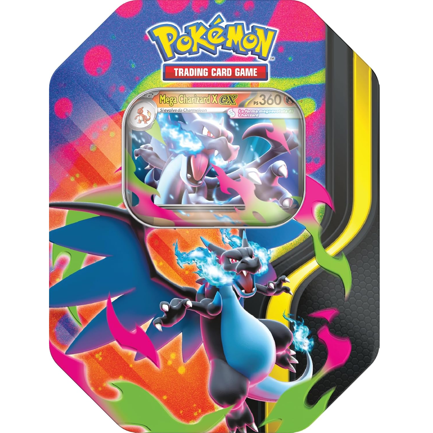 Pokémon Tin: Scatola Da Collezione Mega Charizard X Ex GCC (Edizione Italiana)