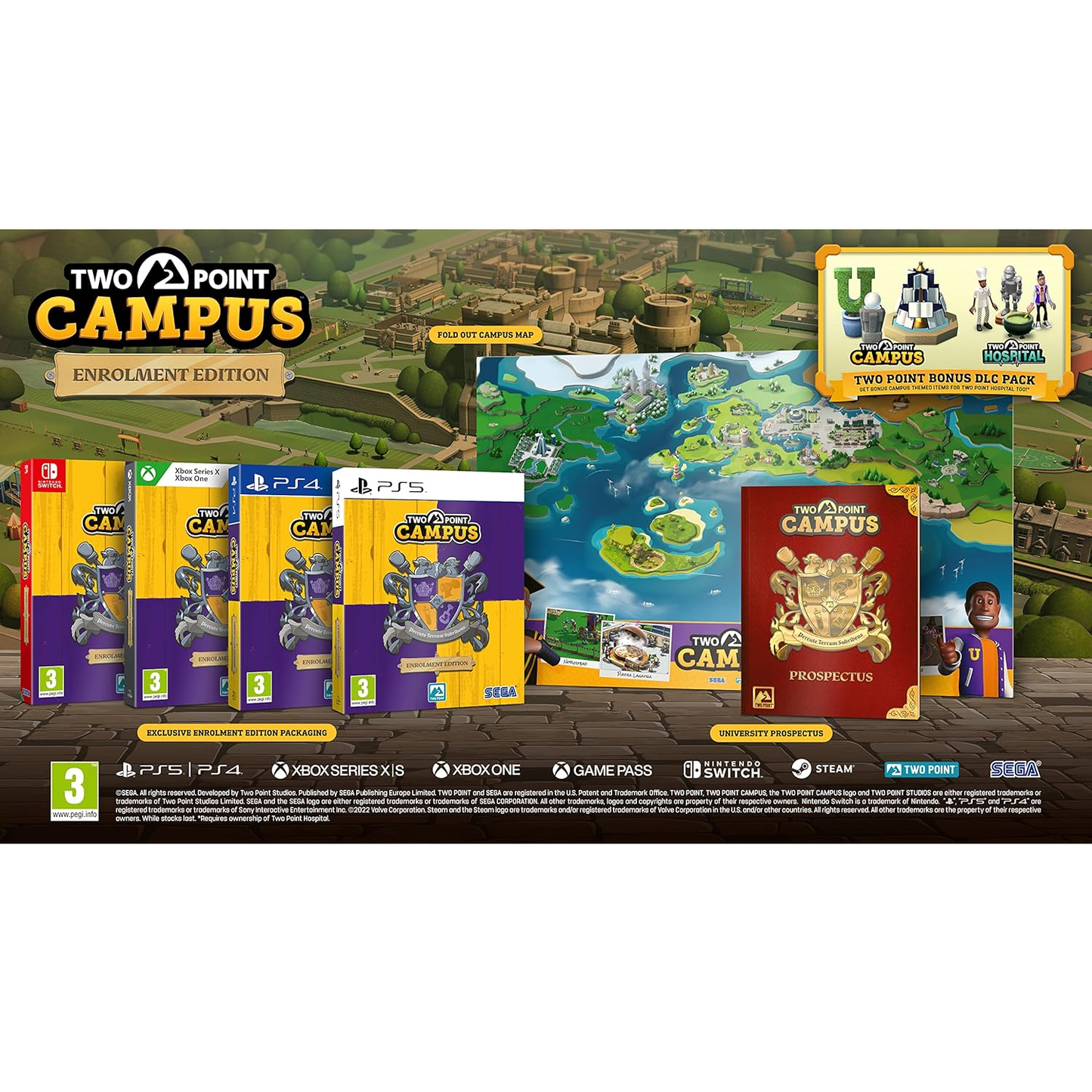 Two Point Campus - Enrolment Edition Ps5 Gioco Italiano Playstation 5 Nuovo