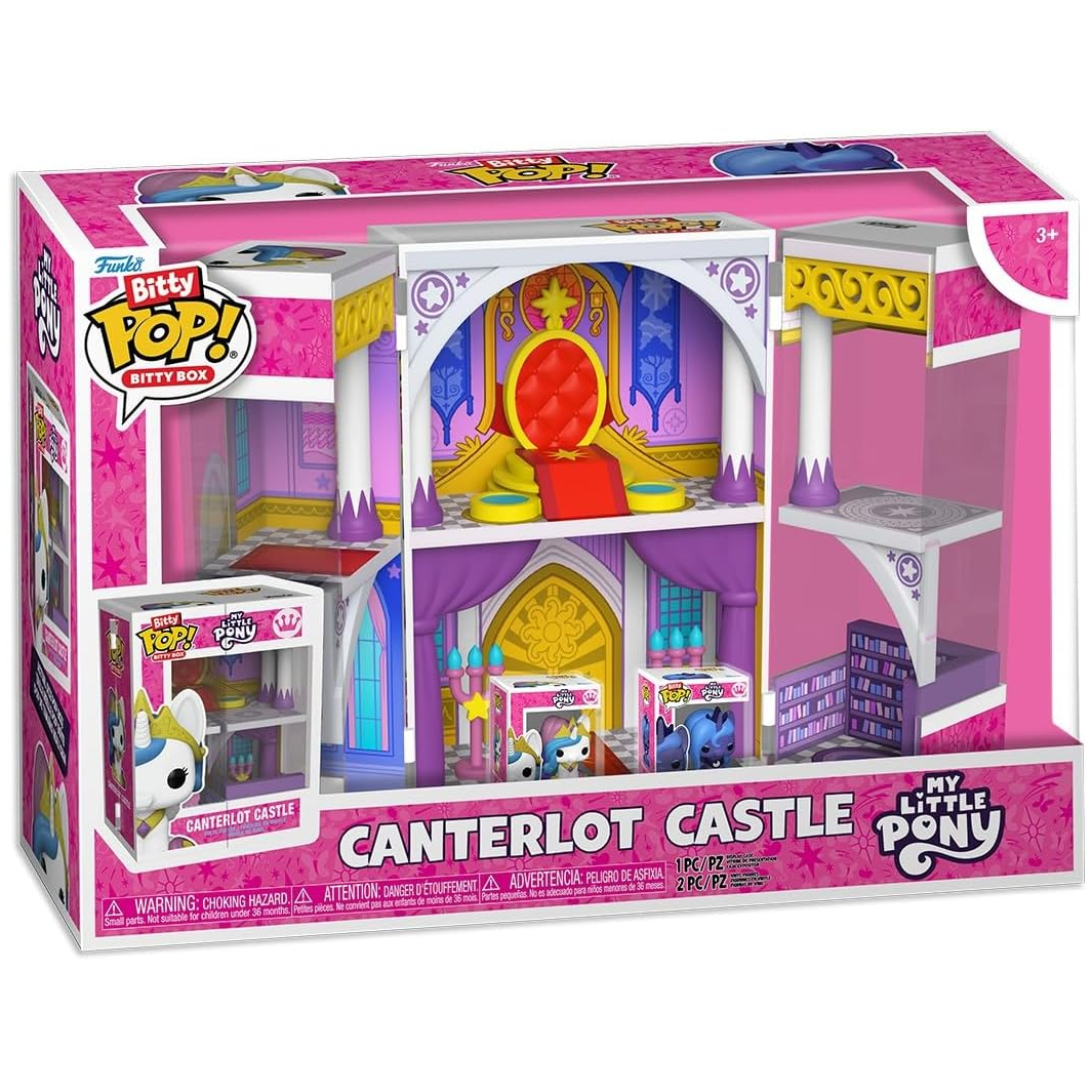Funko Pop! Bitty Box My Little Pony Canterlot Castle with 2 Mini Figure Castello