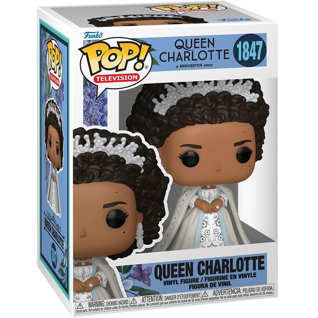 Funko Pop ! Television Bridgerton A Story (1847) Queen Charlotte Figure 9cm