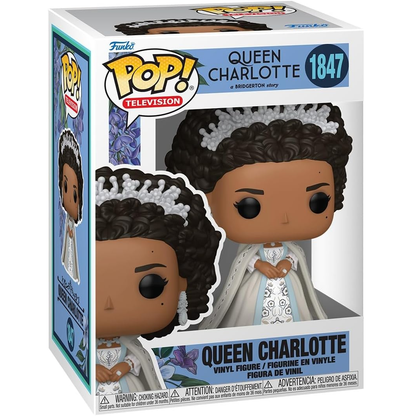 Funko Pop ! Television Bridgerton A Story (1847) Queen Charlotte Figure 9cm